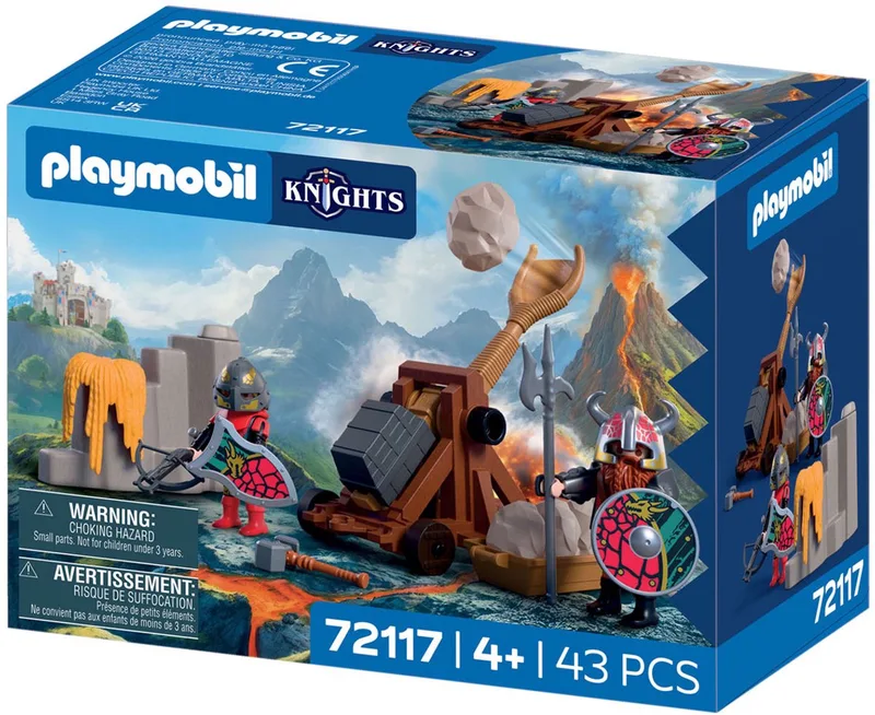 Knights Drakenridder Katapult ridder speelgoed 72117 actie. by Playmobil in Meerkleurig – product photo