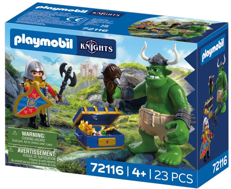 Knights ridder speelgoed Trol met Schat van Leeuwenridder 72116. fra Playmobil i Meerkleurig – produktbillede