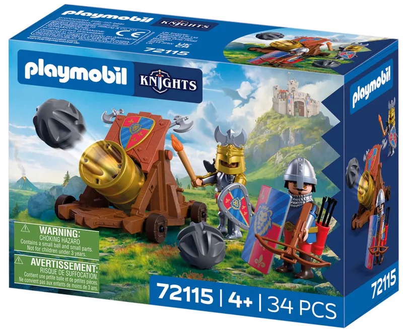 Knights ridder speelset met kanon en accessoires - 72115. fra Playmobil i Meerkleurig – produktbillede