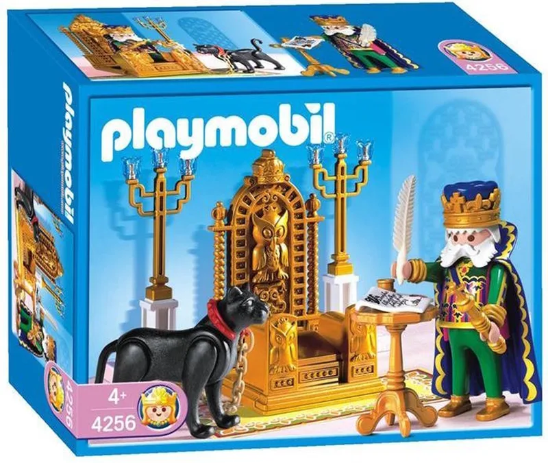 Koningstroon - 4256 by Playmobil in Goud – product photo