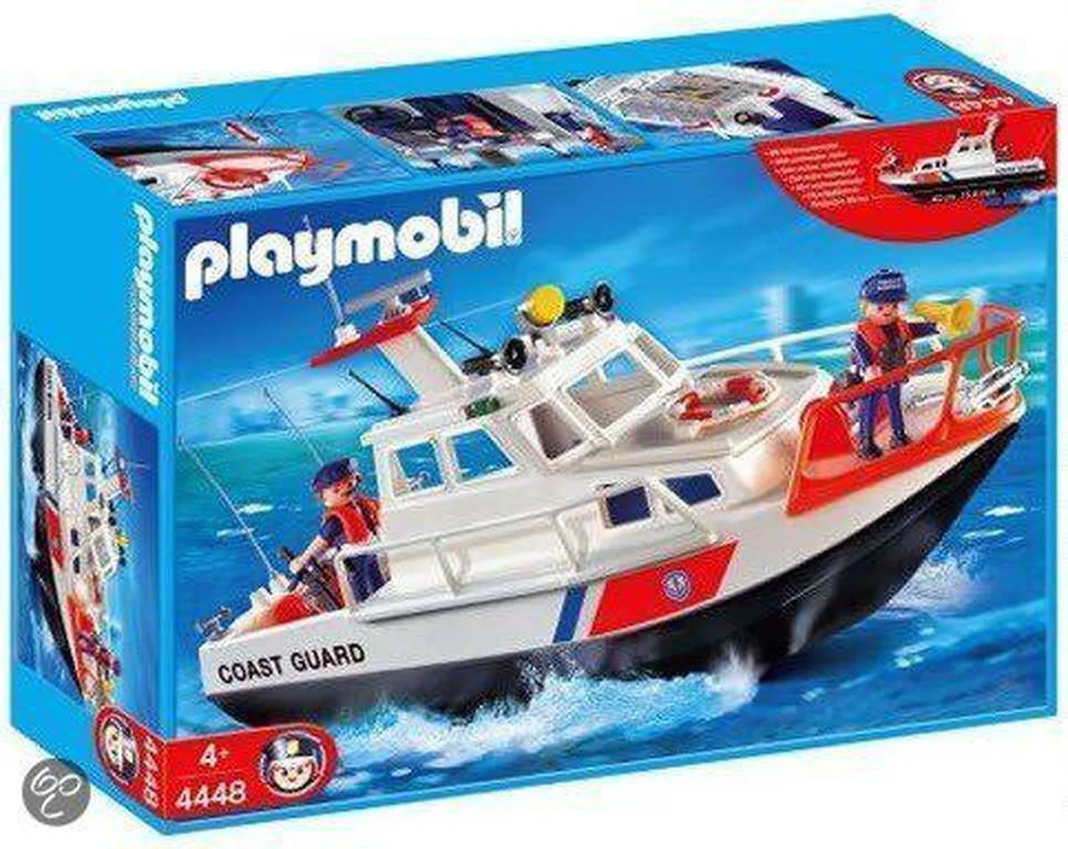 Kustwacht - 4448 van Playmobil in Zwart – productfoto