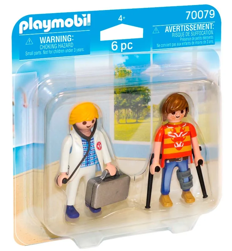 Läkare och patient fra Playmobil – produktbillede