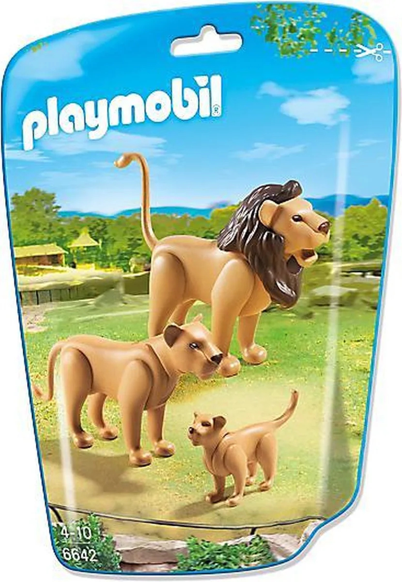 Leeuwenfamilie - 6642 de Playmobil en Crème – photo du produit