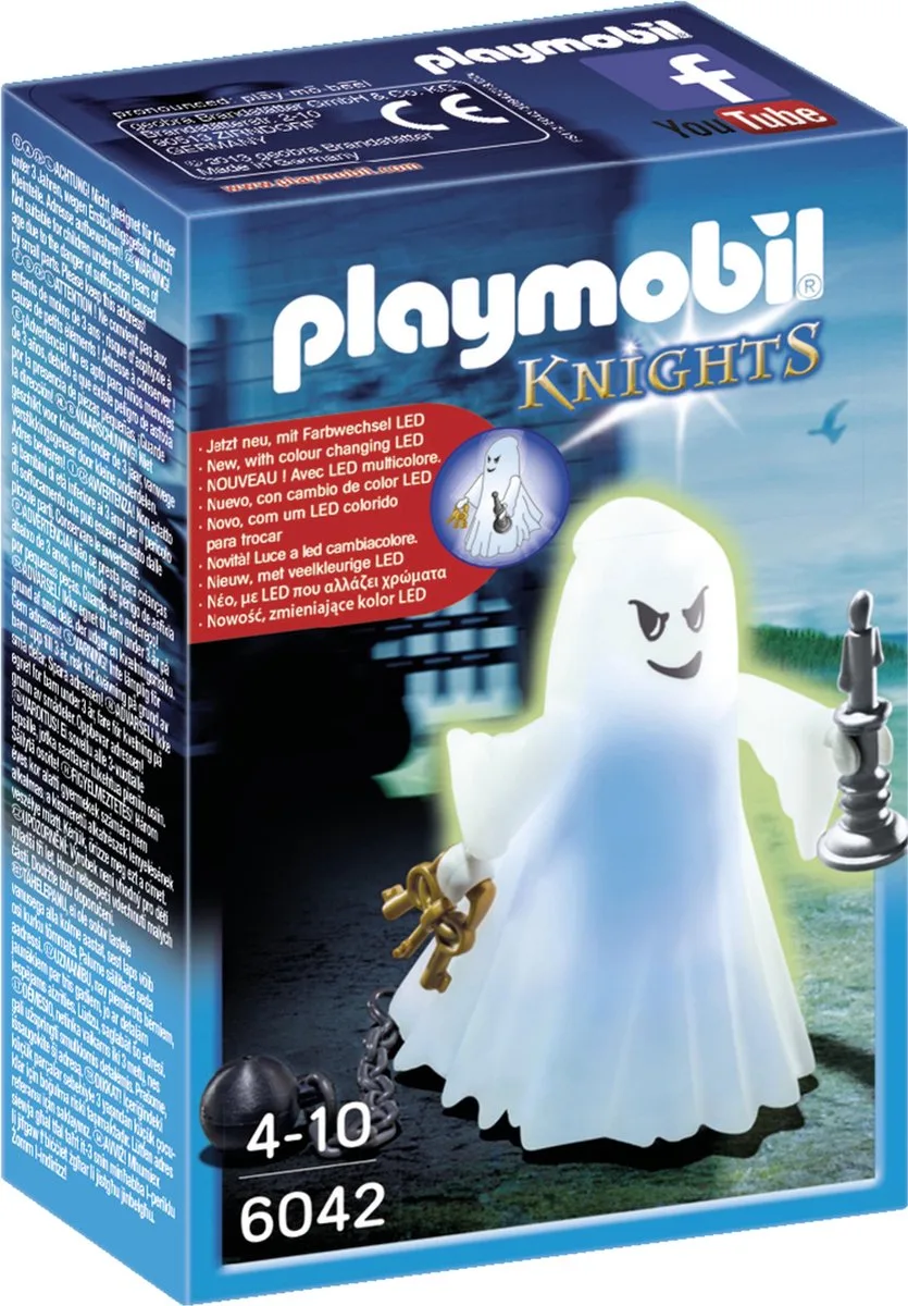 Lichtgevende geest (met veelkleurige LED) - 6042 van Playmobil in Wit – productfoto