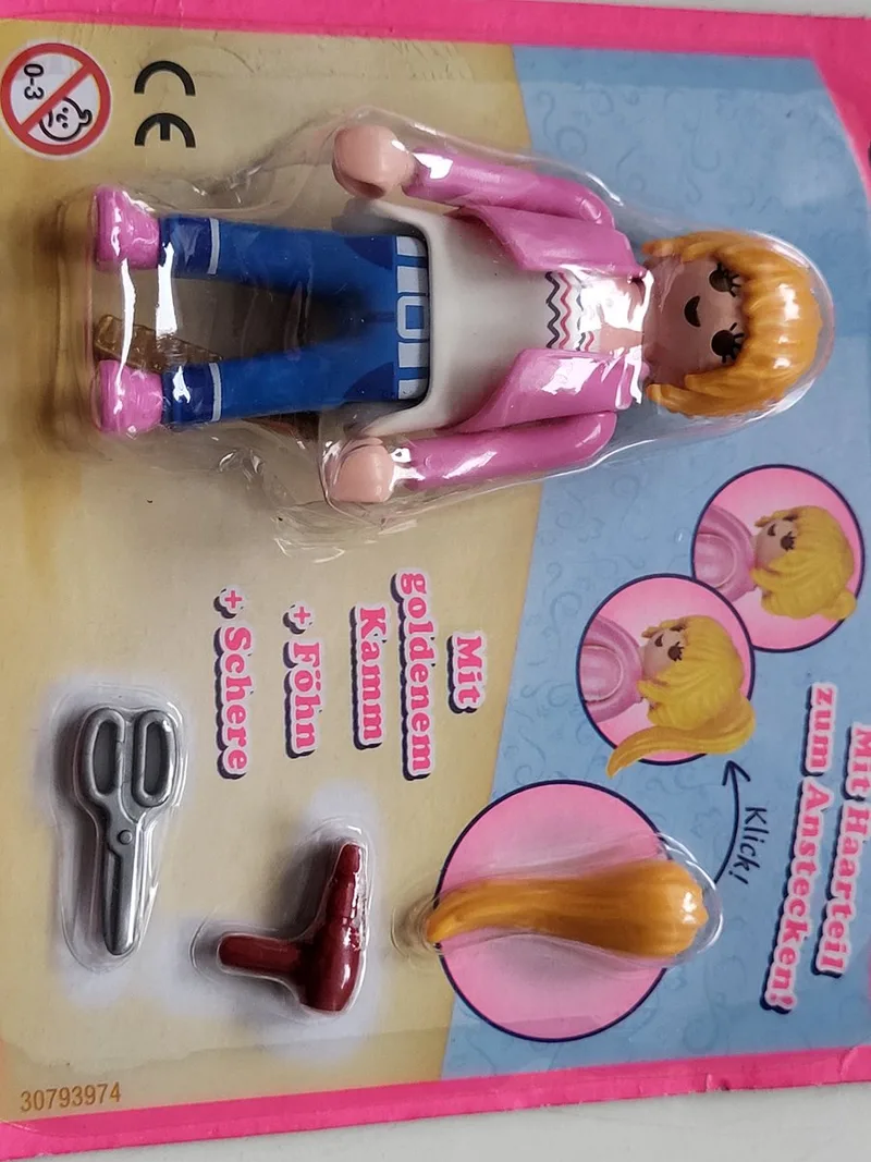 LIMITED EDITION kapster met schaar/föhn/haarstuk von Playmobil in Multi – Produktfoto