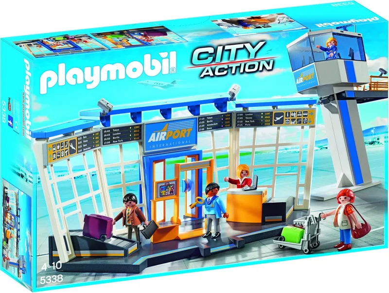 Luchthaven met verkeerstoren - 5338 de Playmobil en Multi colour – photo du produit