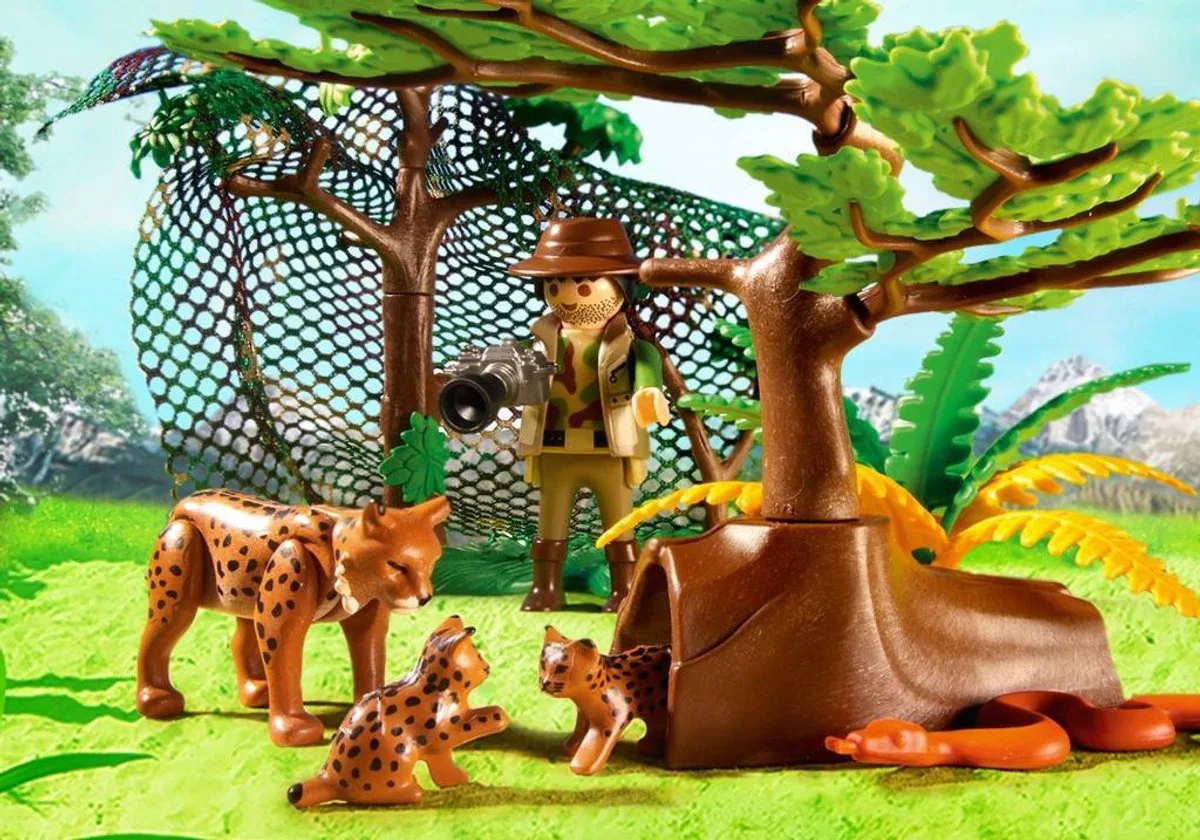 Lynxen met cameraman - 5561 van Playmobil in Meerkleurig – productfoto