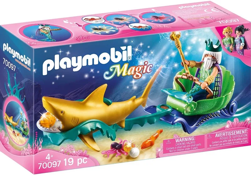 Magic Koning der zeeën met haaienkoets - 70097 by Playmobil in Multicolor – product photo