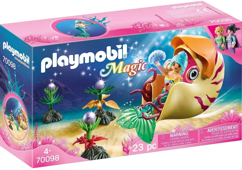 Magic Zeemeermin met zeeslakkengondel - 70098 by Playmobil in Multicolor – product photo