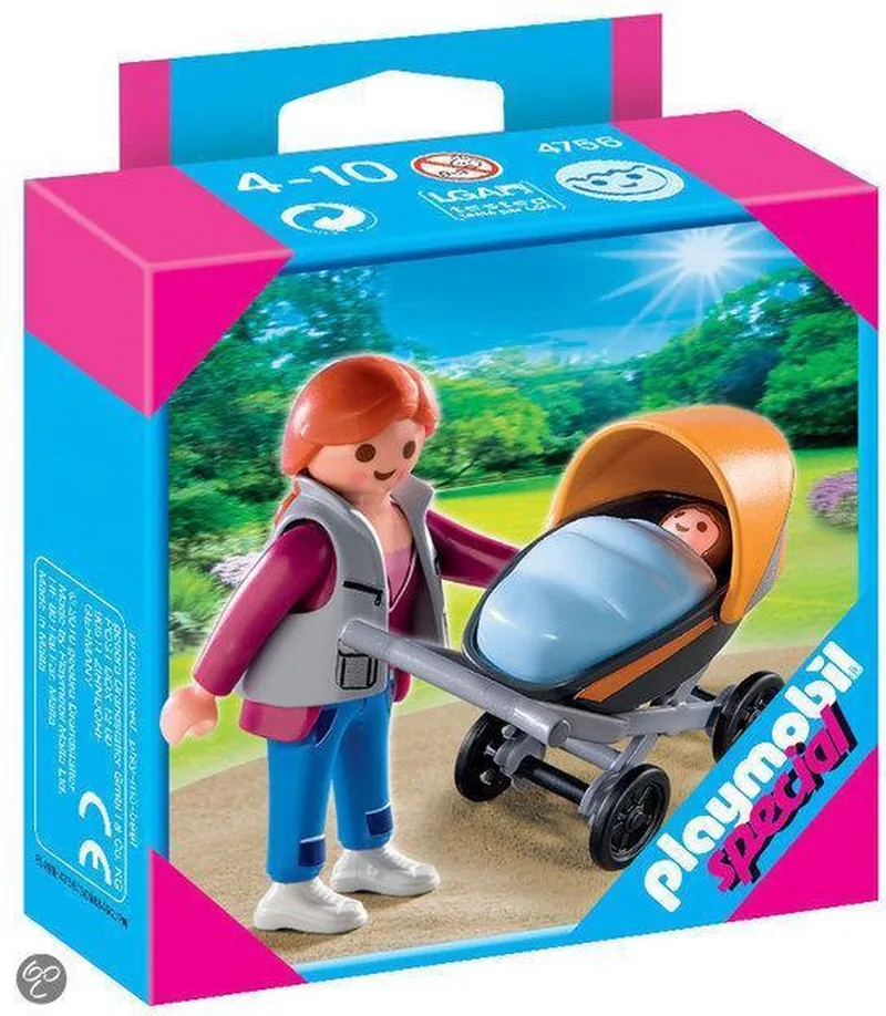 Mama Met Kinderwagen - 4756 by Playmobil in Uni – product photo