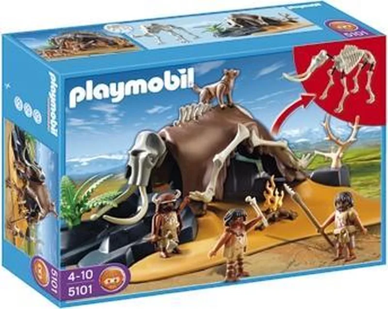 Mamoetskelet Met Jagers - 5101 de Playmobil en Bruin – photo du produit