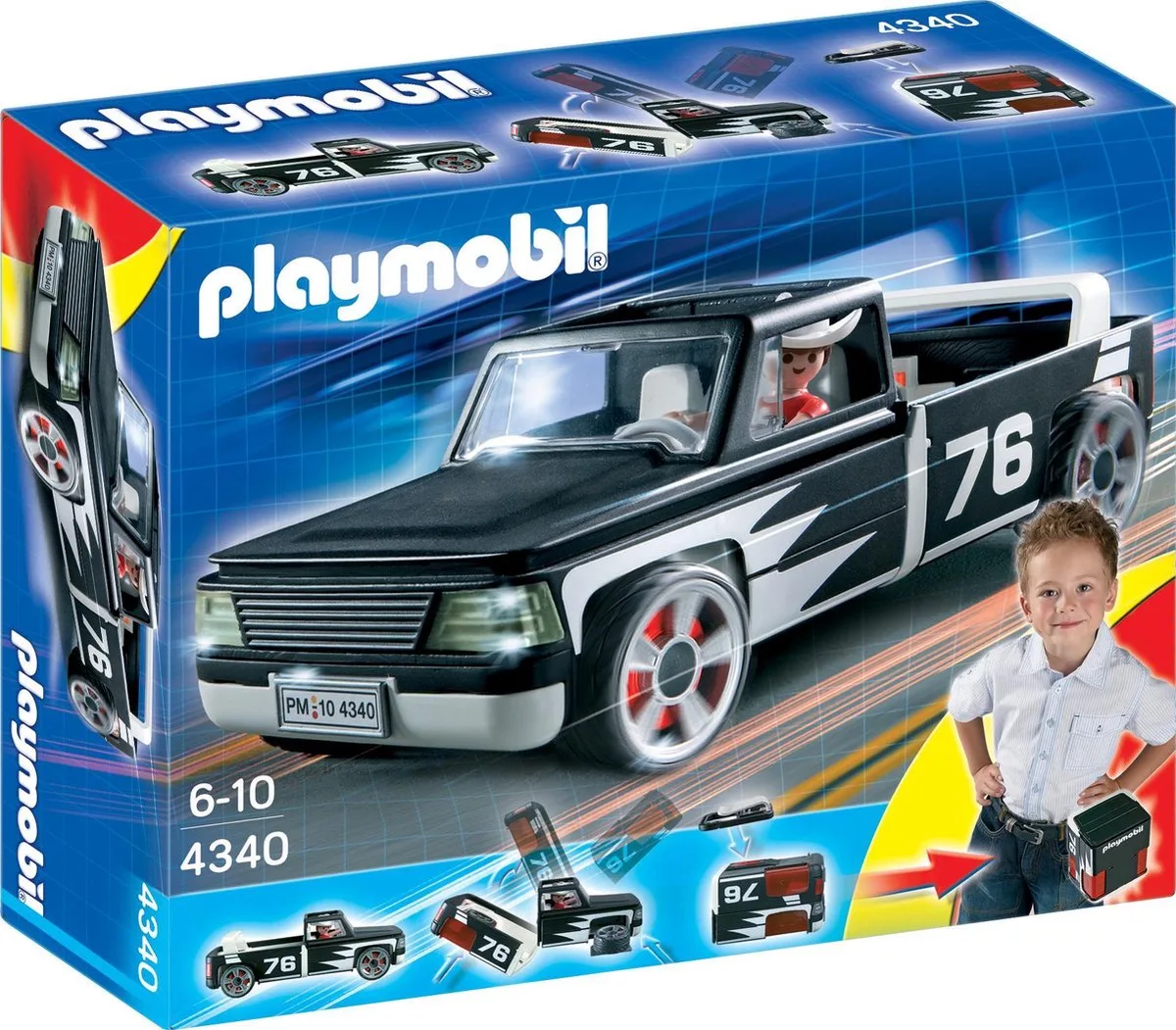 Meeneem Pick Up - 4340 de Playmobil en Noir – photo du produit