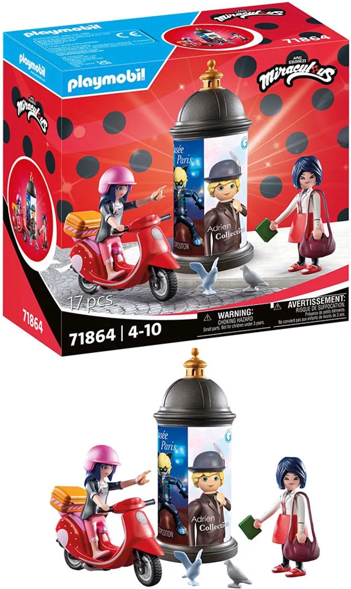 Miraculous: Scooterrit in Parijs | 71864 von Playmobil in Meerkleurig – Produktfoto