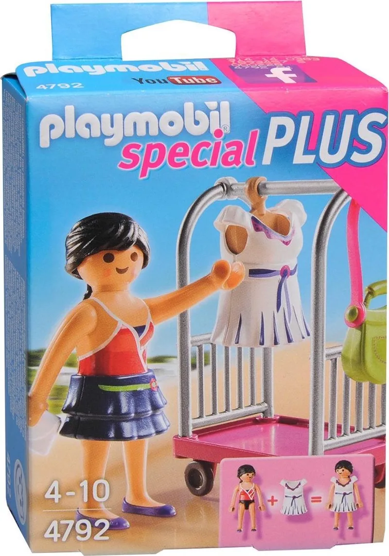 Model op modeshow / Top modèle et portant pour vêtements by Playmobil in Multi colour – product photo
