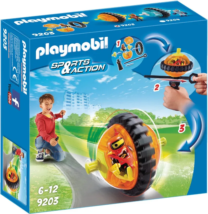 Monobike oranje - 9203 by Playmobil in Antraciet – product photo