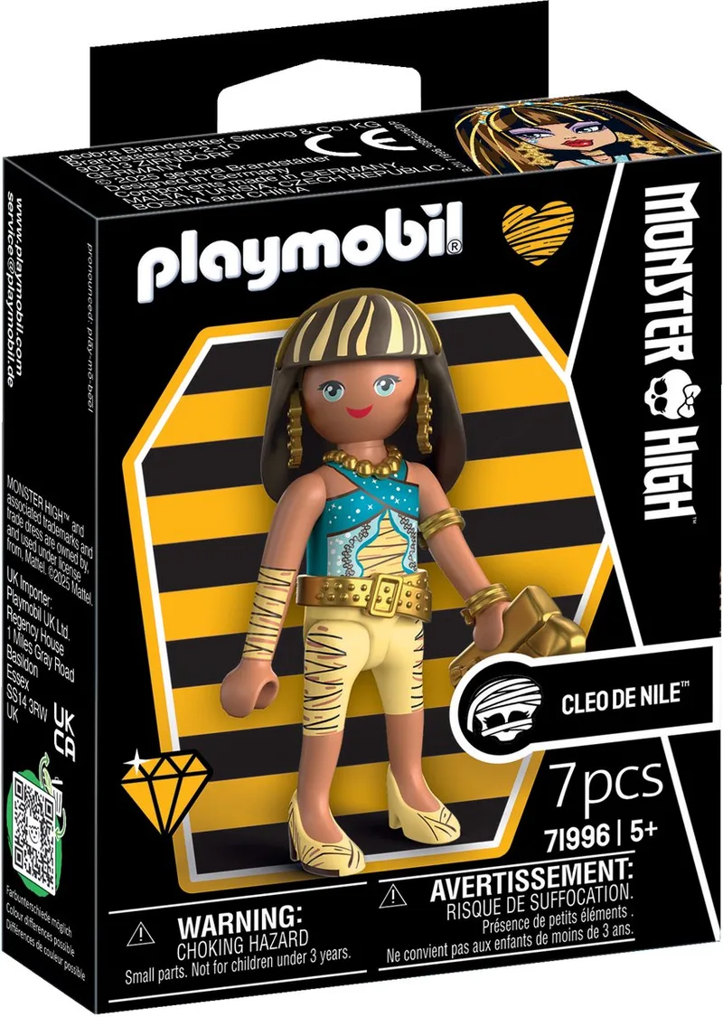 Monster High | Cleo de Nijl | Speelset voor mystieke rollenspellen & Halloween vieringen | Met Egyptische accessoires & toebehoren | Ideaal voor kinderen van 4+ | 71996 by Playmobil in Meerkleurig – product photo