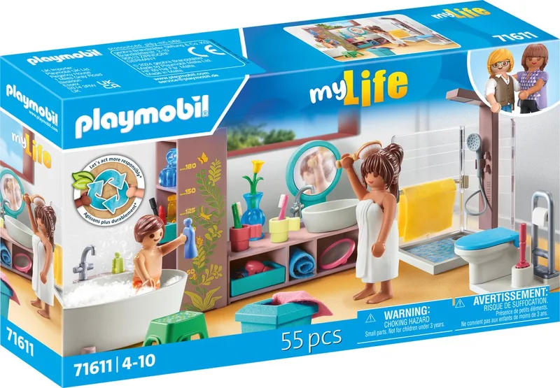 My Life Badkamer - 71611 van Playmobil in Meerkleurig – productfoto