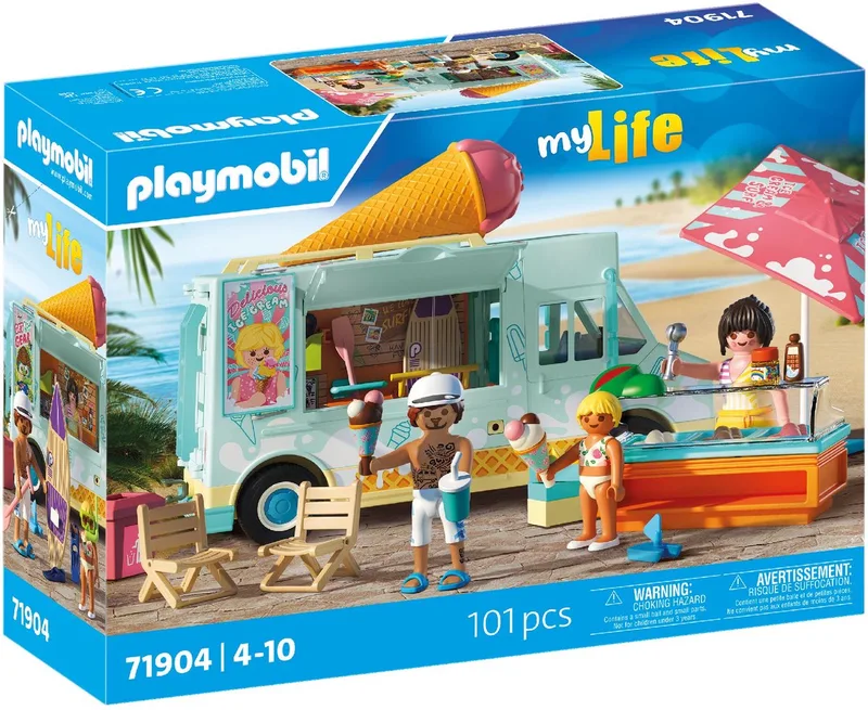 My Life: IJscowagen met surfshop - 71904 van Playmobil in Meerkleurig – productfoto