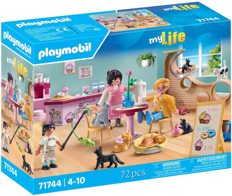 My Life Kattencafé 71744 von Playmobil in Meerkleurig – Produktfoto