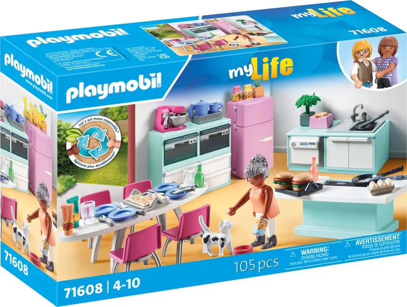 My Life Keuken met eethoek - 71608 by Playmobil in Meerkleurig – product photo