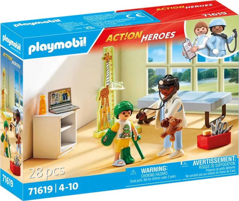 My Life Kinderarts met teddybeer - 71619 von Playmobil in Meerkleurig – Produktfoto
