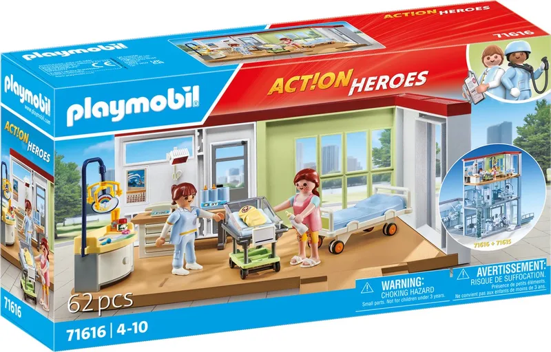 My Life Kraamafdeling - 71616 van Playmobil in Meerkleurig – productfoto