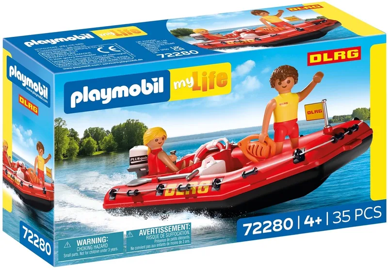 My Life Reddingsboot - 72280 van Playmobil in Multi kleuren – productfoto