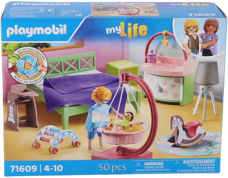 My Life Slaapkamer met baby speelhoek - 71609 by Playmobil in Meerkleurig – product photo
