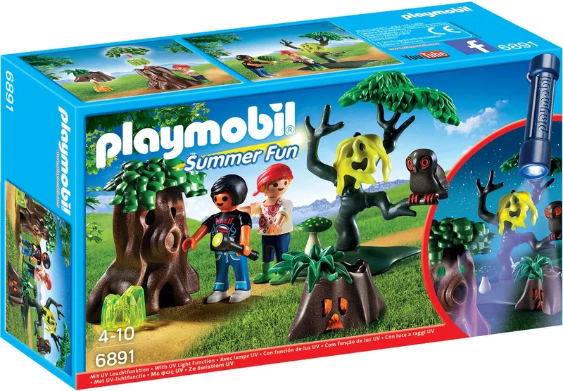 Nachtdropping met UV-lamp - 6891 by Playmobil in Multicolor – product photo