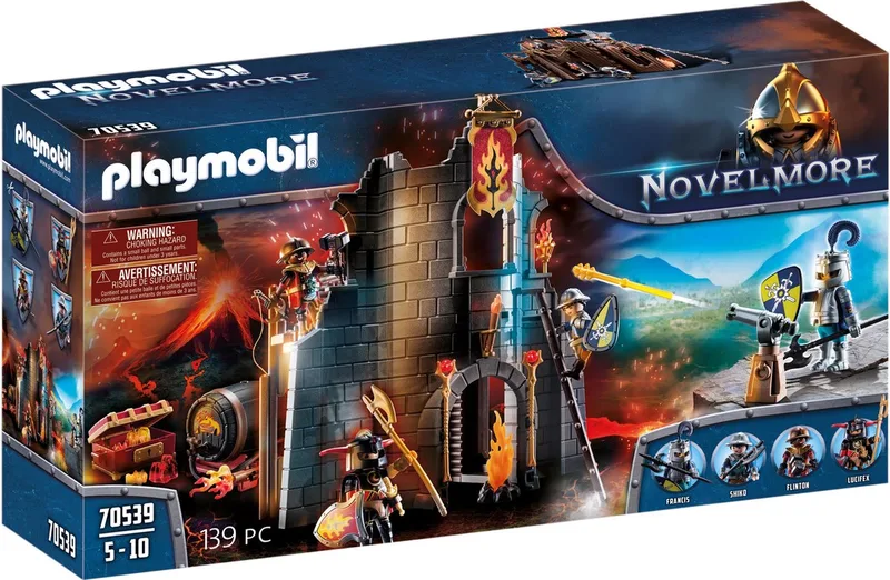 Novelmore Burnham Raiders Vuurruïne - 70539 by Playmobil in Multicolour – product photo