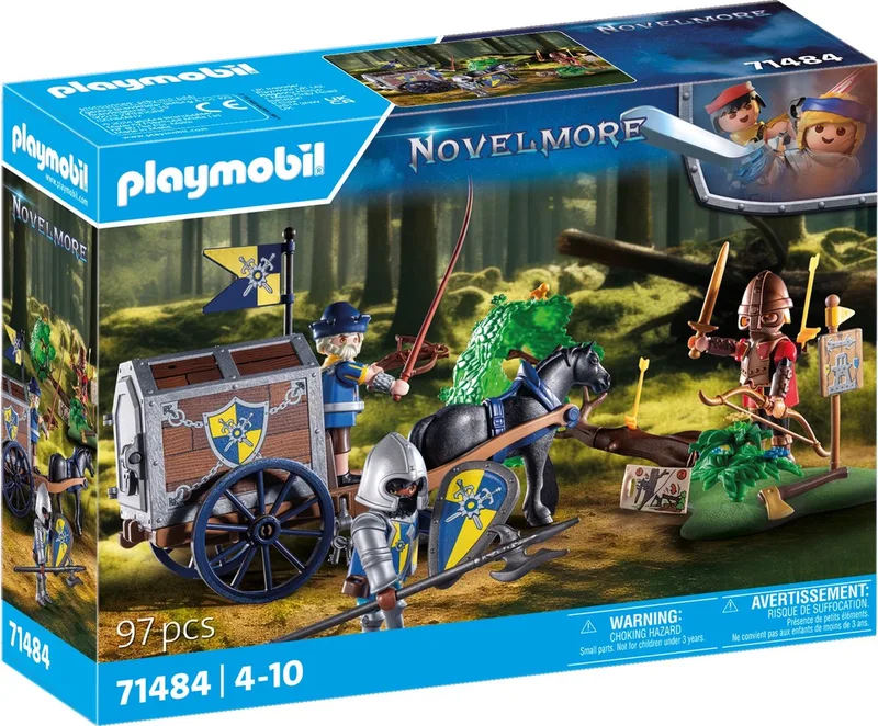 Novelmore Overval op transportwagen - 71484 de Playmobil en Meerkleurig – photo du produit
