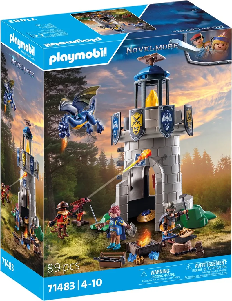 Novelmore Riddertoren met smid en draak - 71483 de Playmobil en Multi kleuren – photo du produit