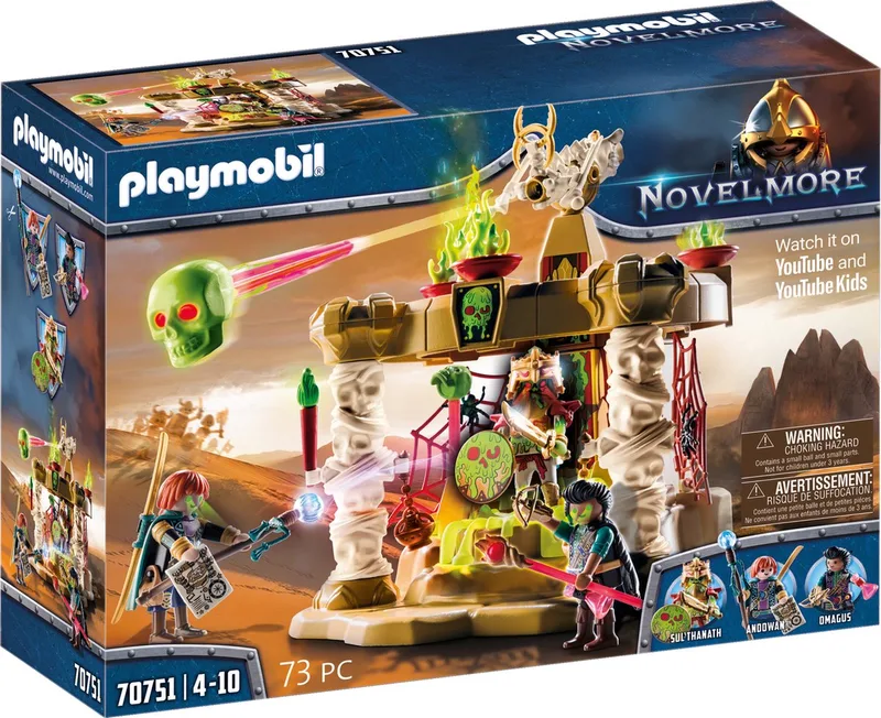 Novelmore Sal'ahari Sands - Tempel van het skelettenleger - 70751 fra Playmobil i Multicolor – produktbillede
