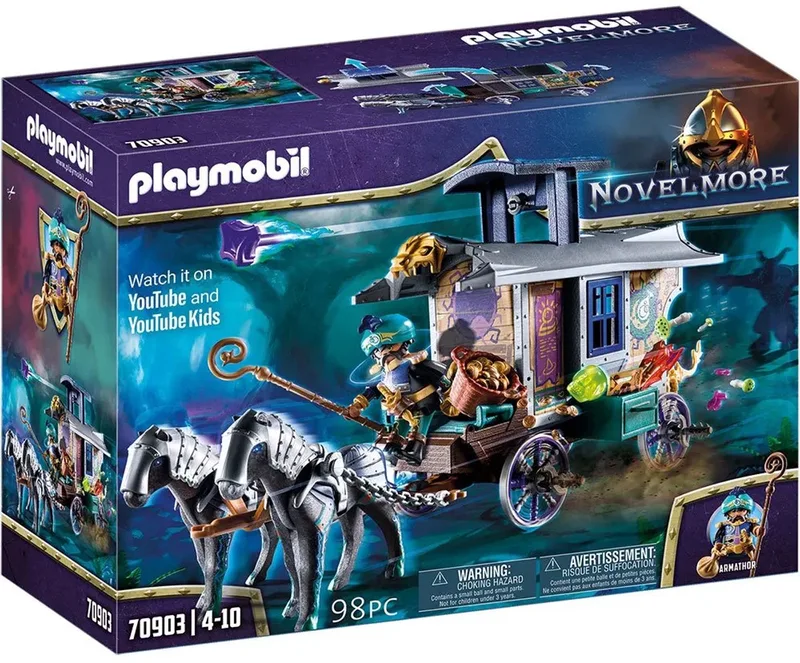 Novelmore Violet Vale handelskoets - 70903 fra Playmobil i Multicolor – produktbillede
