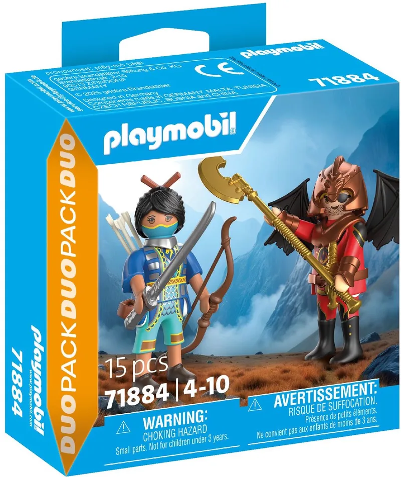 Novelmore vs. Burnham duel fra Playmobil i Multicolor – produktbillede