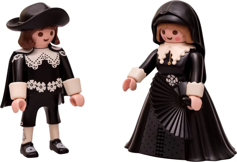 nr. 9483 Rembrandt Marten & Oopjen de Playmobil en Zwart – photo du produit