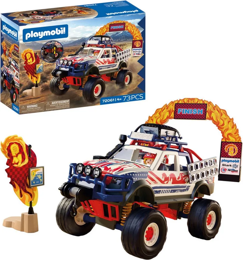 Offroad Truck (72061), City Action Konstruktions-Spielset, (73 St), Made in Europe by Playmobil in Bunt – product photo