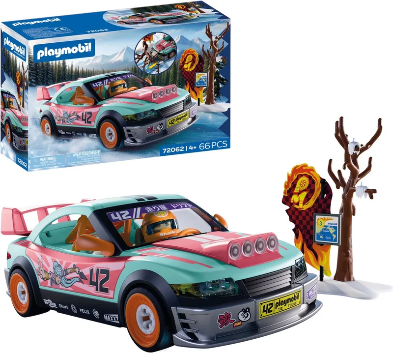 Offroad Tuningcar (72062), City Action Konstruktions-Spielset, (66 St), Made in Europe fra Playmobil i Bunt – produktbillede