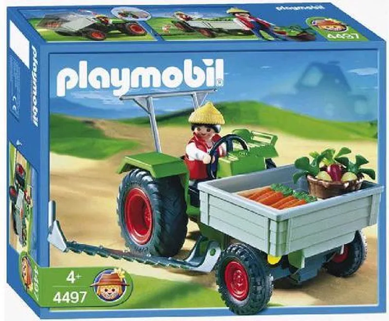 Oogsttractor - 4497 van Playmobil in Grijs – productfoto