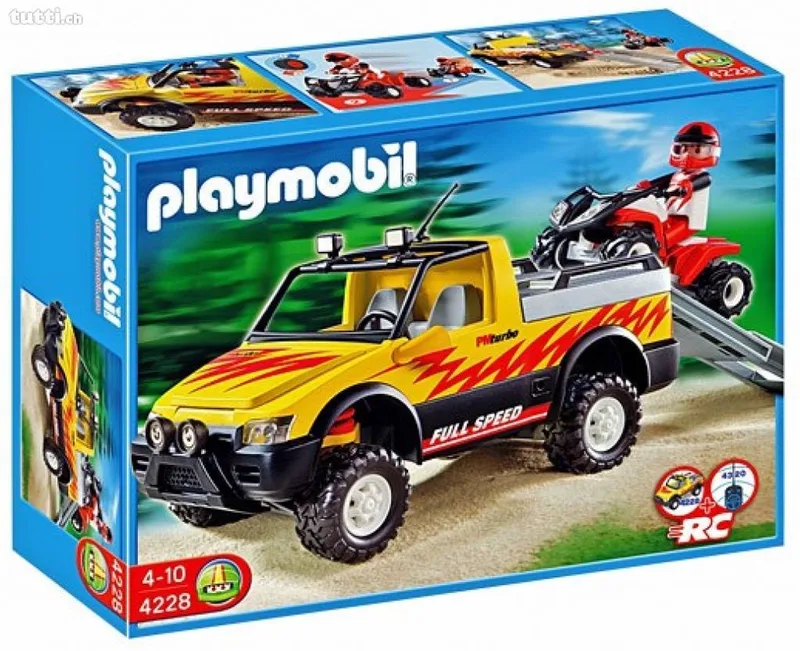 Pick Up met Quad - 4228 von Playmobil in Geel – Produktfoto