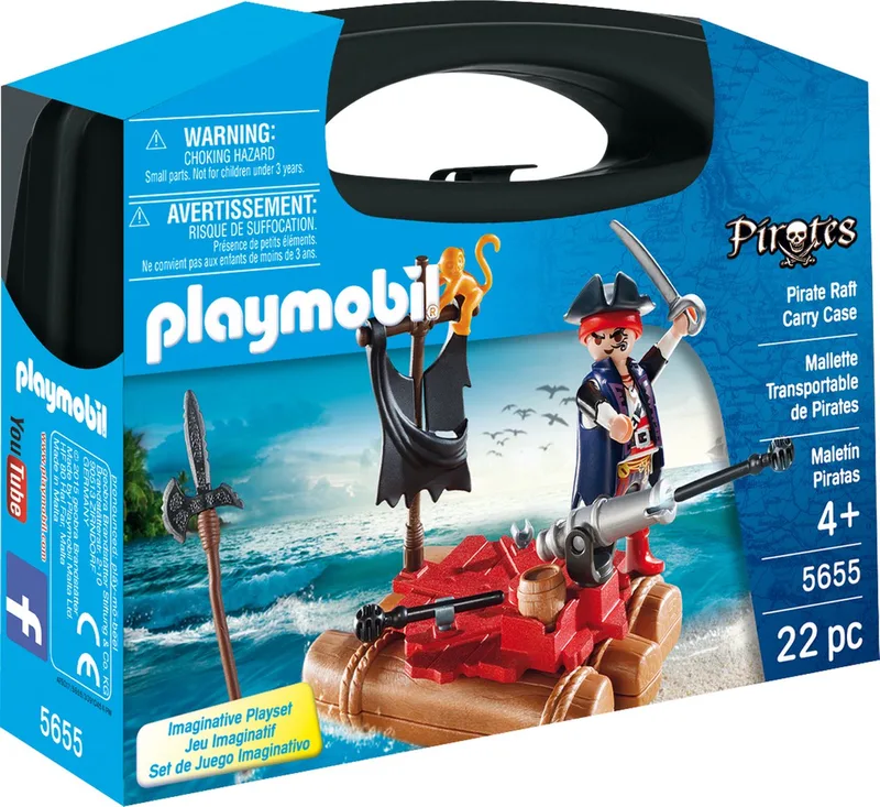 Pirates Pirate Raft Carry Case - 5655 by Playmobil in Multicolor – product photo