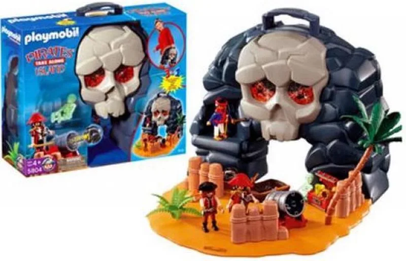 Pirates Piraten Doodshoofdeiland meeneemkoffer - 4443 by Playmobil in Multi color – product photo