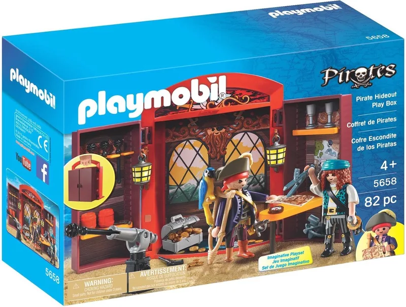 Pirates Speelbox "Piratenkajuit" från Playmobil i Meerkleurig – produktbild