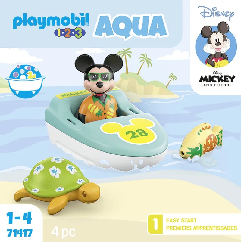 PLAYMOBIL 1.2.3 & Disney: Mickys Bootstour - 71417 von Playmobil in Multikleur – Produktfoto