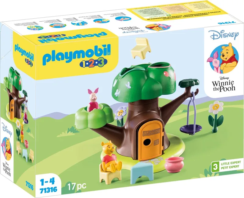 PLAYMOBIL 1.2.3 & Disney Winnie de Poeh Boomhut - 71316 von Playmobil in Multikleur – Produktfoto