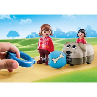 PLAYMOBIL 1.2.3 Hondentrein - 70406 de Playmobil en Multicolore – photo du produit 3 sur 3