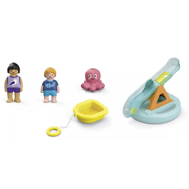 Junior Aqua : Île De Bain Avec Toboggan de Playmobil – photo du produit 1 sur 5