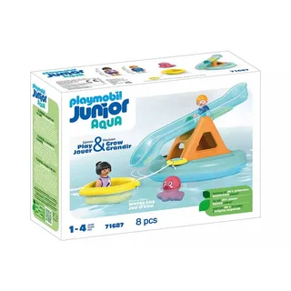 Junior Aqua : Île De Bain Avec Toboggan de Playmobil – photo du produit 2 sur 5