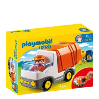 Playmobil 1.2.3 Recycling Truck från Playmobil – produktbild 1 av 2