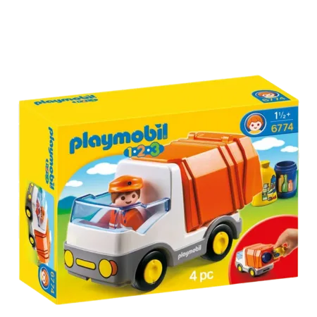 Playmobil 1.2.3 Recycling Truck från Playmobil – produktbild 1 av 2